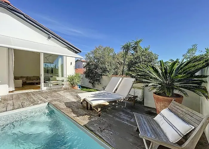 Maison 4 Cote Des Basques Avec Piscine * 比亚里茨